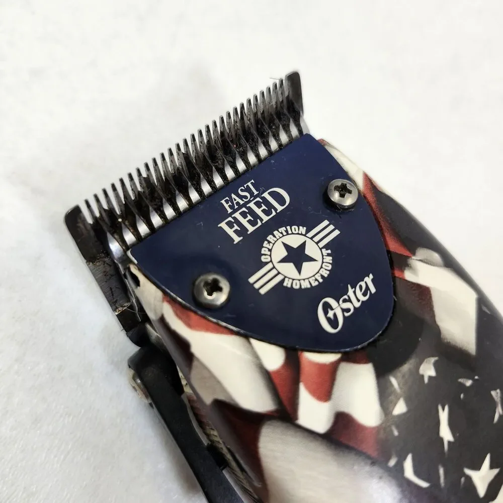 Oster Fast Feed T Finisher Set Hair Clippers Operation Homefront Trimmers Barber